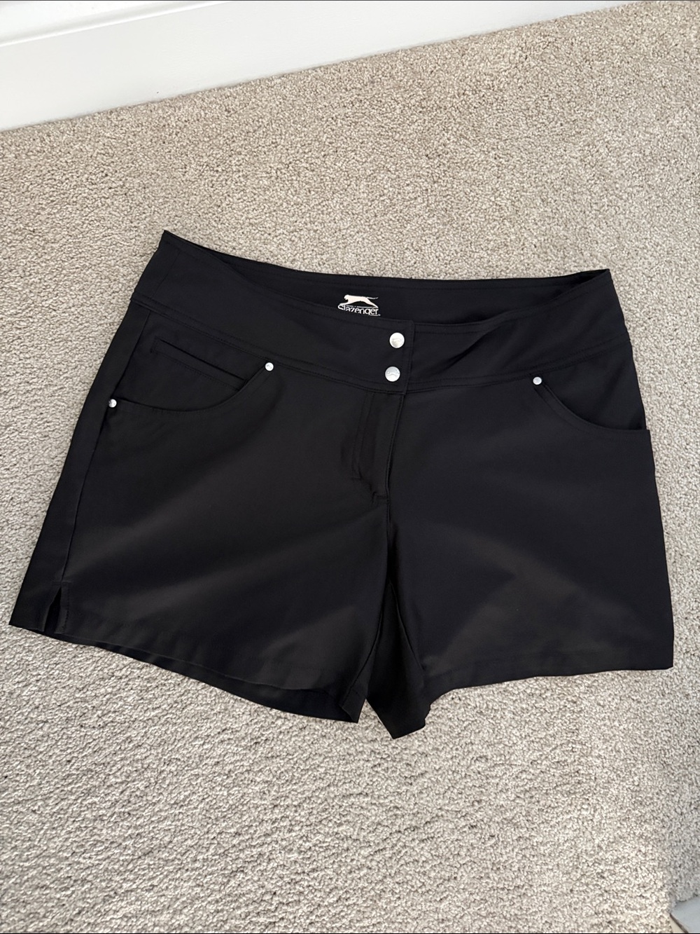 Slazenger Black Golf Shorts 4